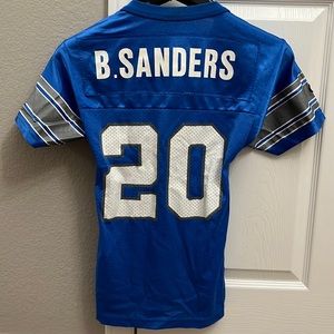 Barry Sanders kids 6-8 Detroit Lions football jersey